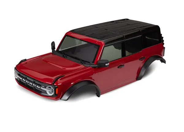 Traxxas 9211R Complete Painted Body Red : Trx-4 Ford Bronco (2021) 1