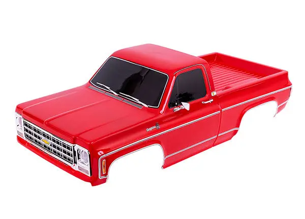 Trx-4/Chevrolet/K10 Truck Body Kit, Red 1