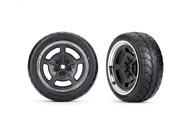 Factory Five Hot Rod 2.1" Response Tires, Front, Black/Chrome (2) 1
