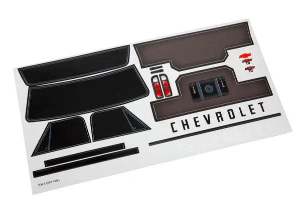Decal Sheet For Chevrolet And Drag Slash 1
