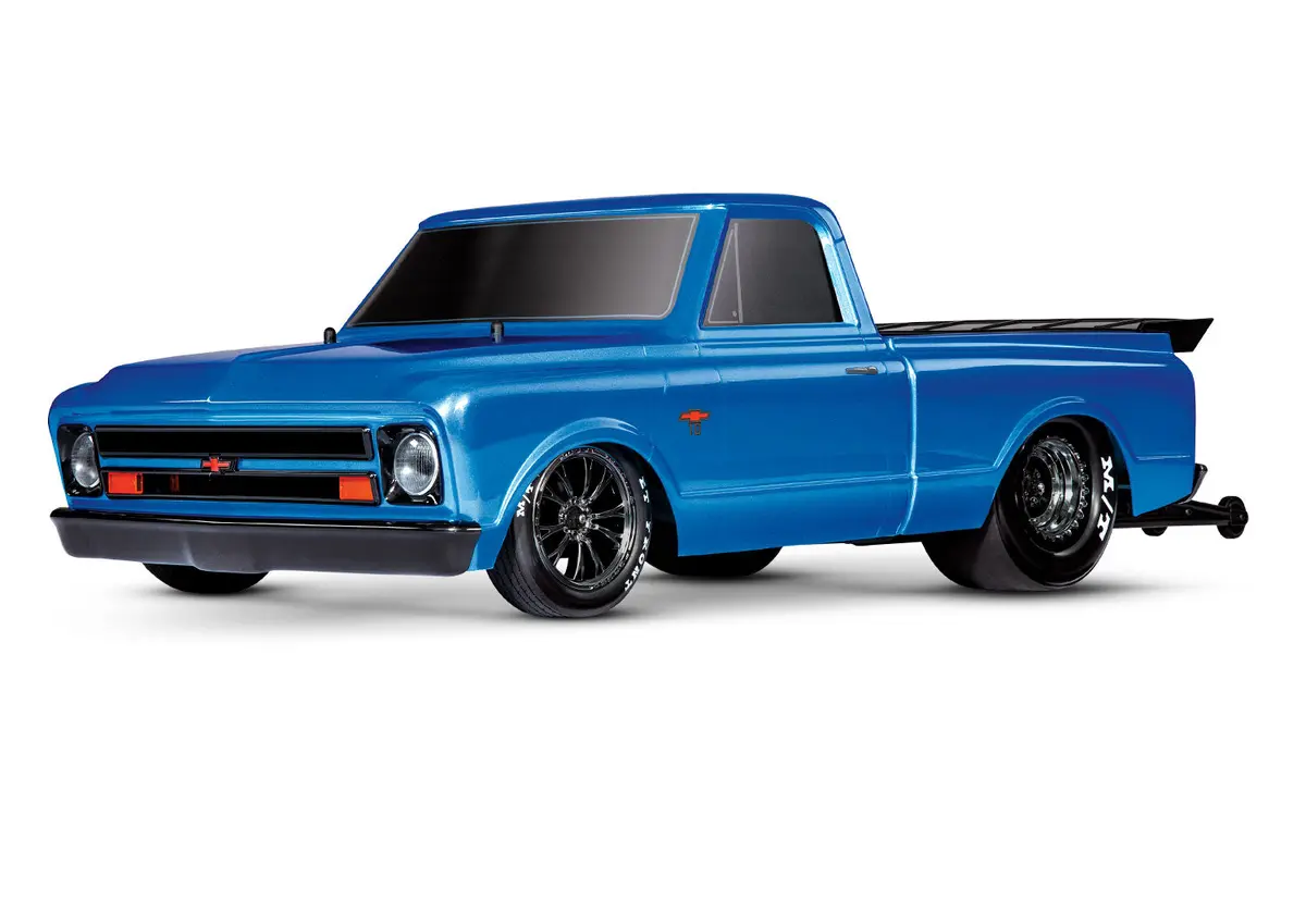 Drag Slash Hd Chevy C10 1/10 Rwd Drag Car Rtr, Blue 1