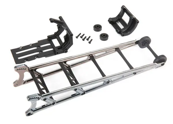 Wheelie Bar W/ Mount, Black Chrome 1