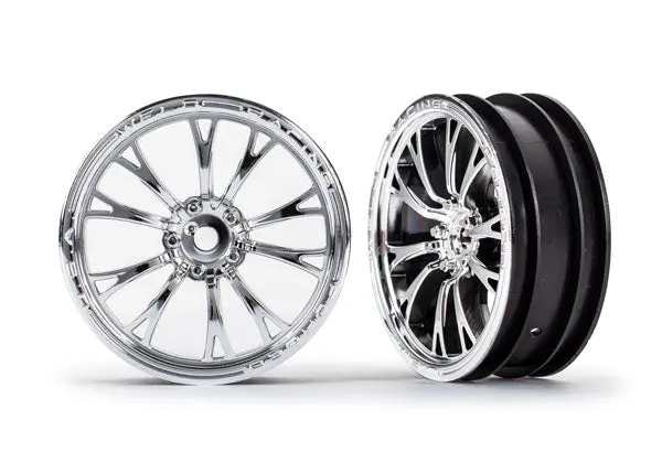 Weld Racing Drag Wheels, Front, Chrome (2) 1