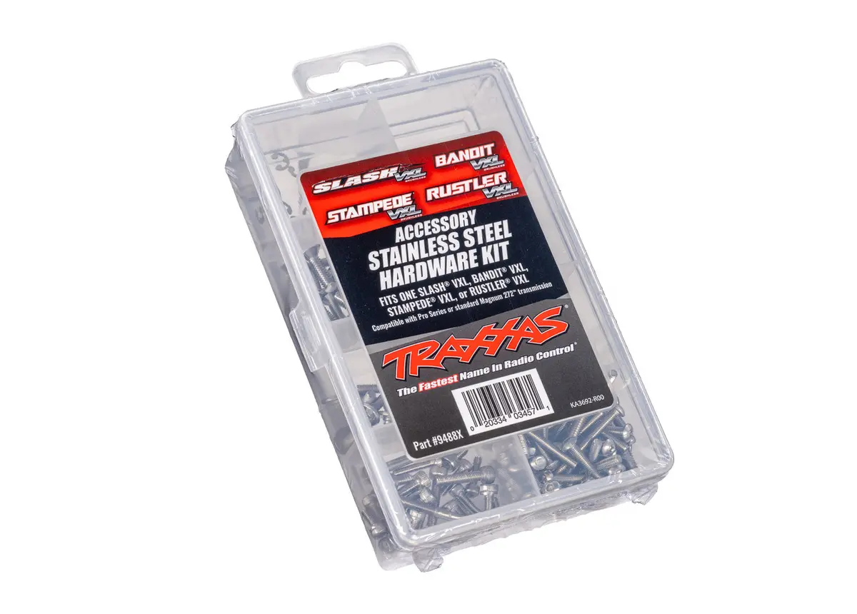 Stainless Hardware Kit For Vxl 2Wd Slash/Bandit/Rustler/Stampede 1