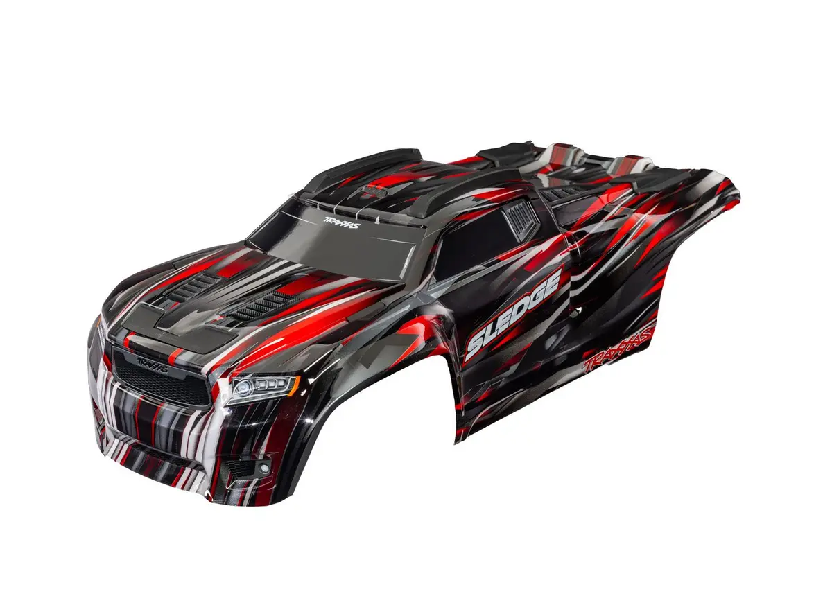 Sledge Body, Complete, Red 1
