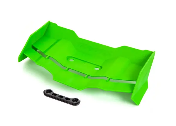 Rear Wing W/ Washer & 4X12mm Screws (2), Green 1