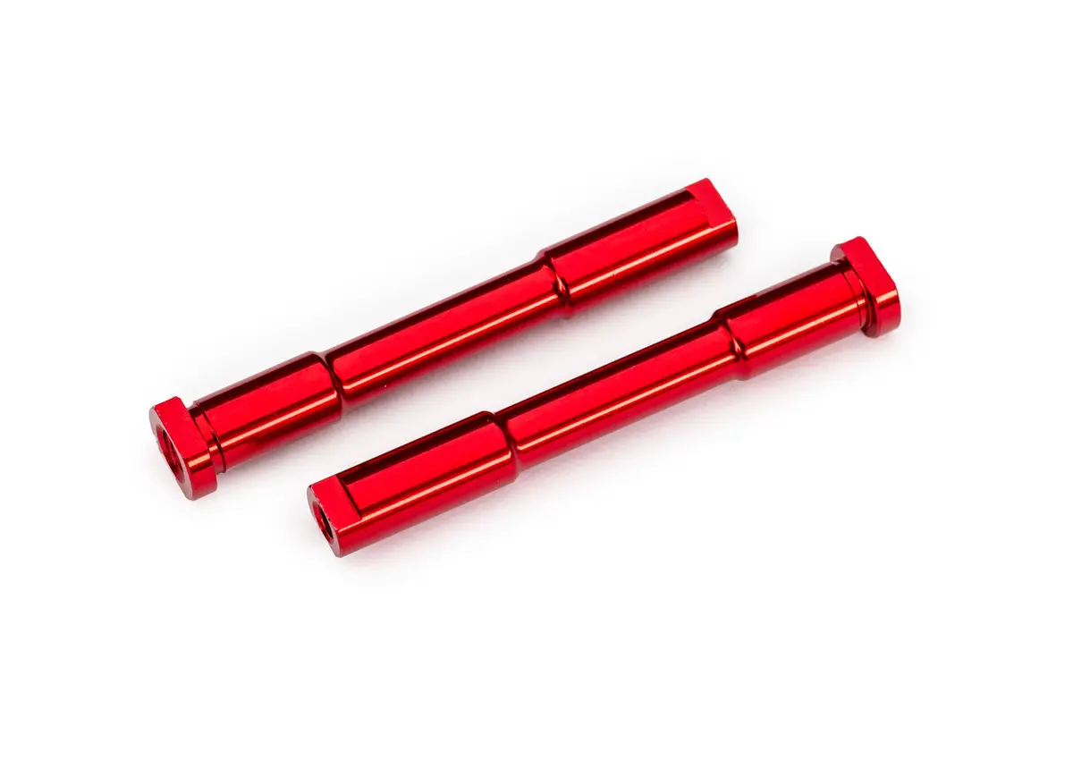 Aluminum Bellcrank Steering Posts, Red 1
