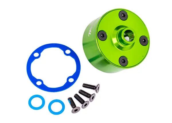 Aluminum Differential Carrier, Green 1