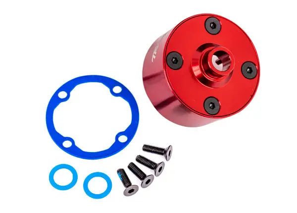 Aluminum Differential Carrier, Red 1