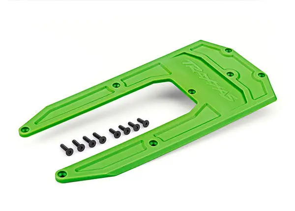 Aluminum Chassis Skidplate, Green 1