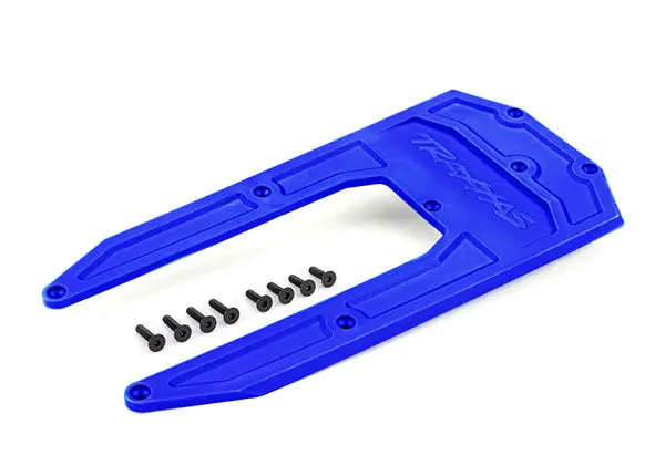 Aluminum Chassis Skidplate, Blue 1