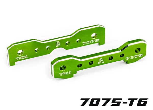 Aluminum Front Tie Bars, Green 1