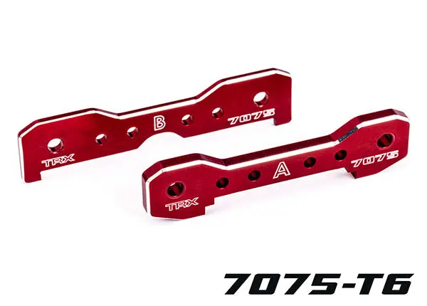 Aluminum Front Tie Bars, Red 1