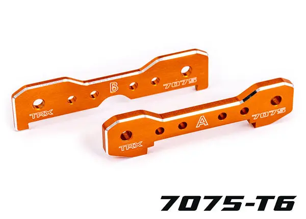 Aluminum Front Tie Bars, Orange 1