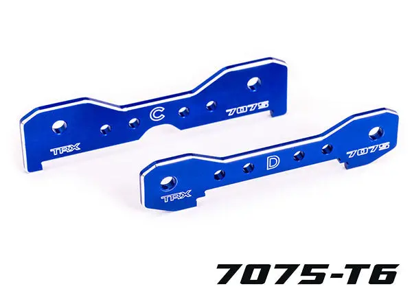 Aluminum Rear Tie Bars, Blue 1