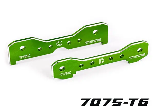 Aluminum Rear Tie Bars, Green 1