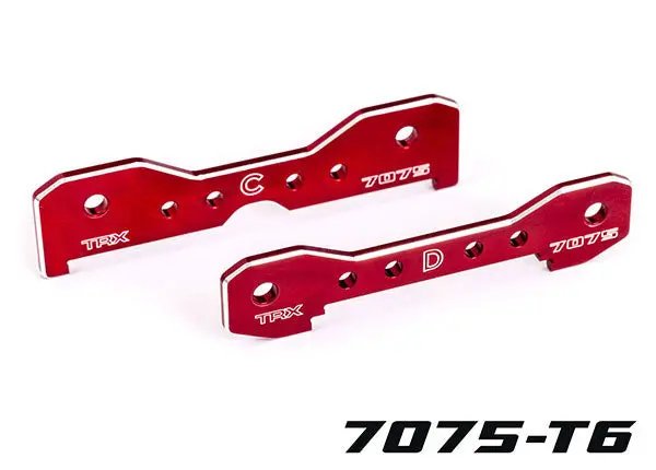 Aluminum Rear Tie Bars, Red 1