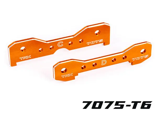 Aluminum Rear Tie Bars, Orange 1