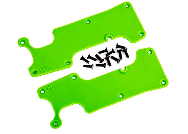 Rear L&R Suspension Arm Covers, Green 1