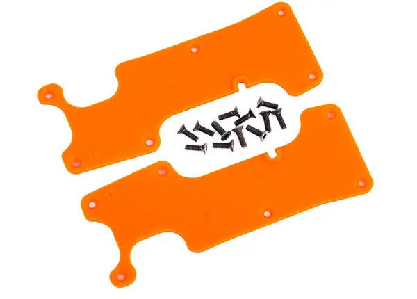 Rear L&R Suspension Arm Covers, Orange 1