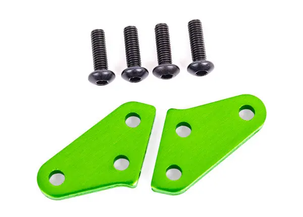 Aluminum Steering Block Arms (2), Green 1