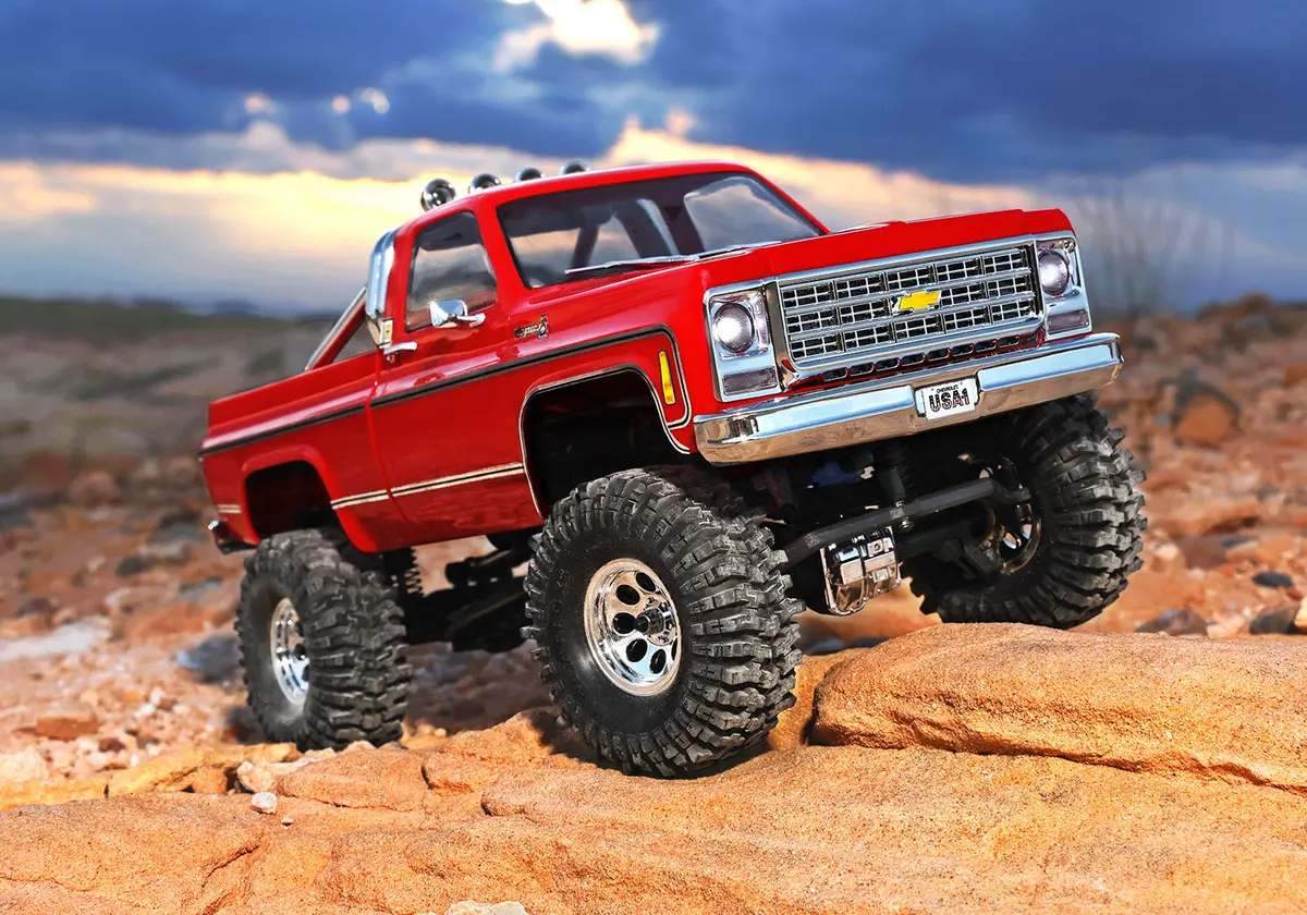 Trx-4M Chevy K10 High Trail 1/18 4X4 Crawler Rtr, Red 1