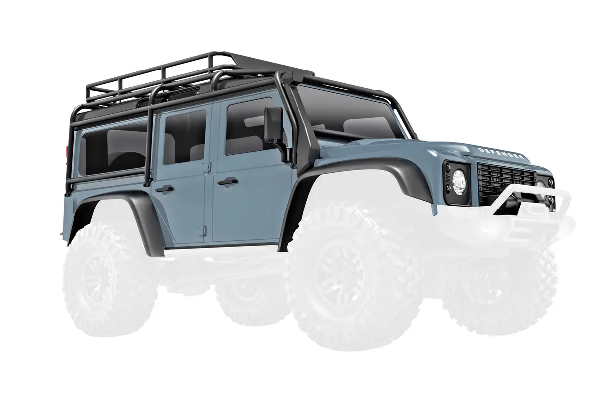 Trx-4M Land Rover Defender Assembled Body, Light Blue 1