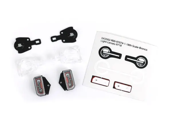 Front & Rear Led Lenses For Trx-4M/Ford/Bronco 1