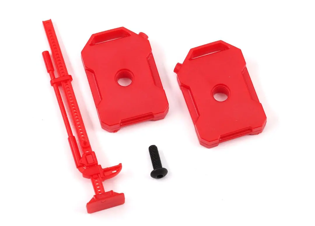 Traxxas Fuel Canisters (Left & Right)/ Jack (Red) 1