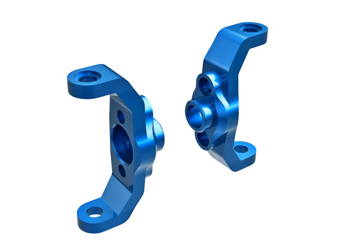 Left & Right Caster Block, Blue 1