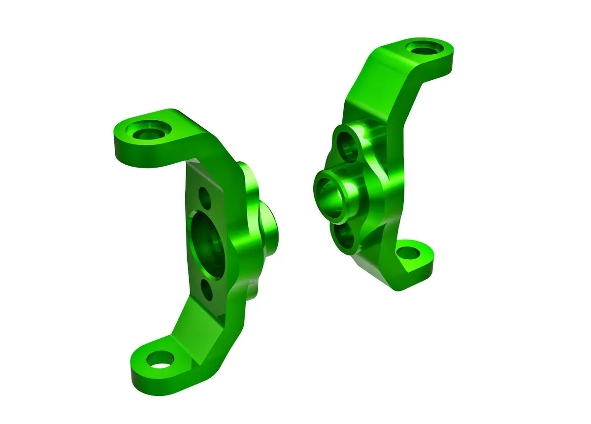 Left & Right Caster Block, Green 1