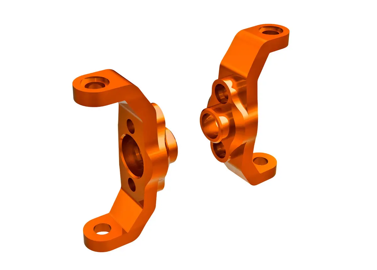 Left & Right Caster Block, Orange 1