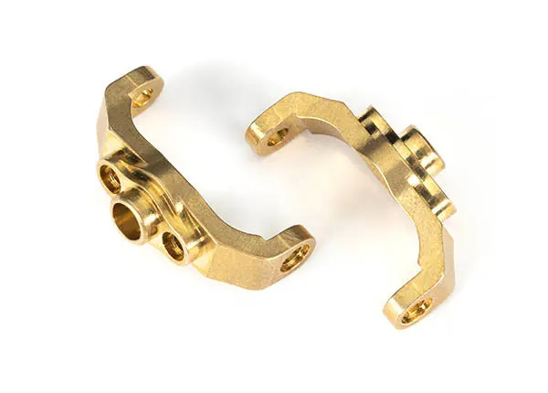 Left & Right Caster Block, Brass 1