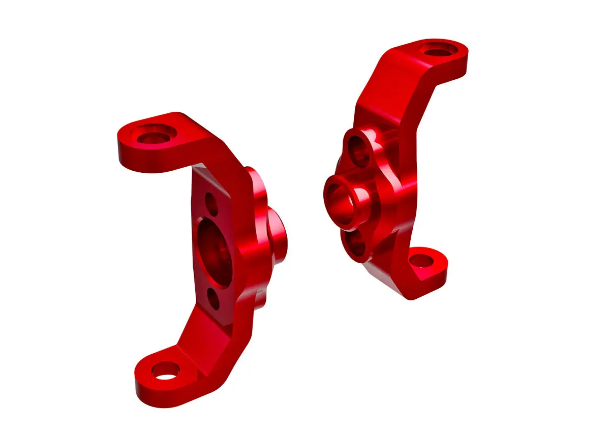 Left & Right Caster Block, Red 1