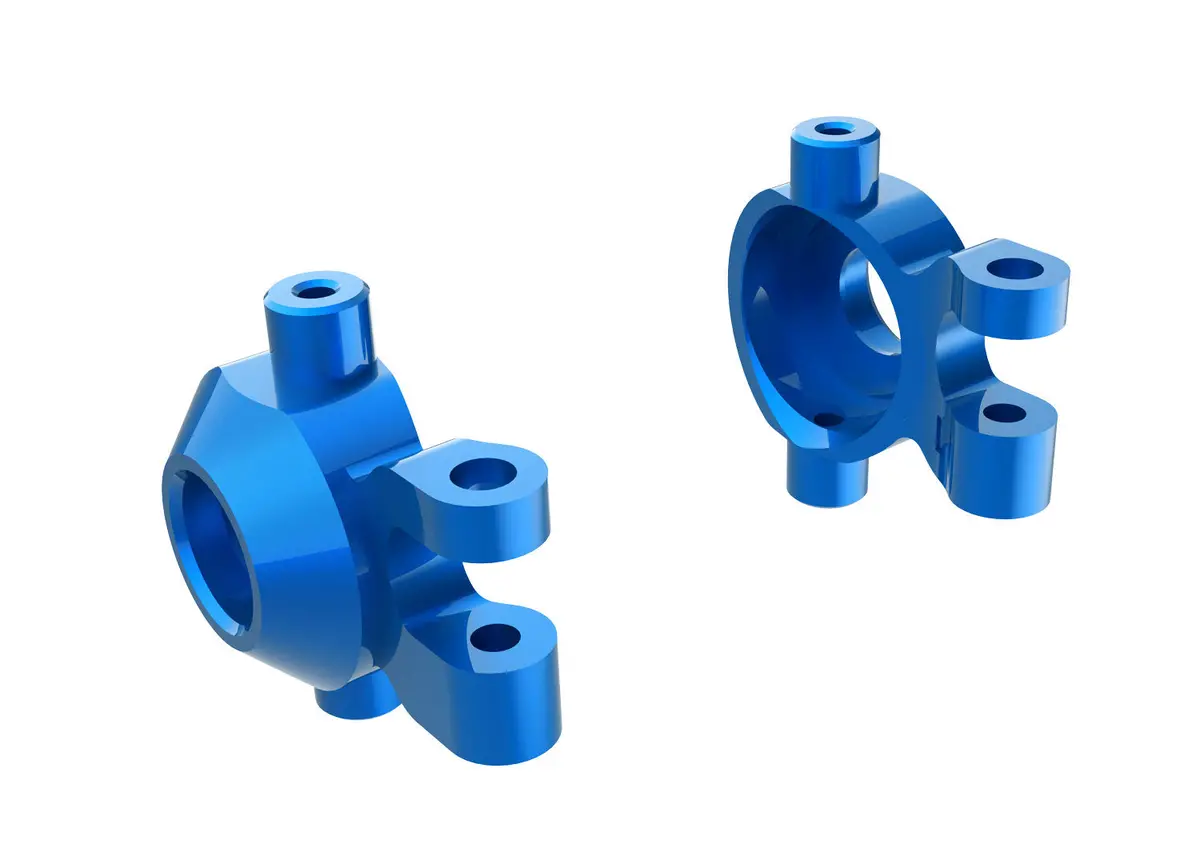 Steering Blocks W/ 2.5X12mm Bcs & 2X6mm Ss, Blue 1