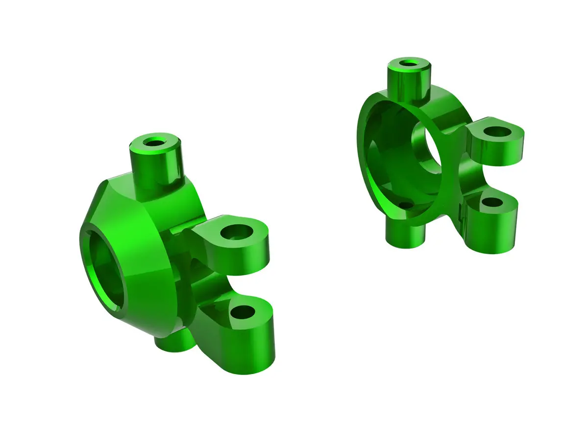 Steering Blocks W/ 2.5X12mm Bcs & 2X6mm Ss, Green 1