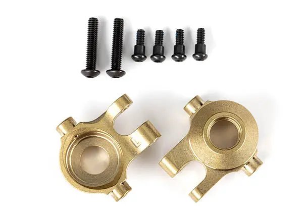 Steering Blocks W/ 2.5X12mm Bcs & 2X6mm Ss, Brass 1