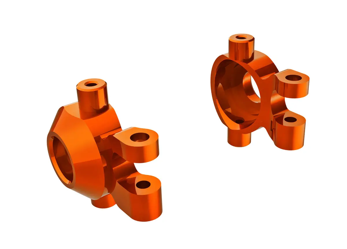 Steering Blocks W/ 2.5X12mm Bcs & 2X6mm Ss, Orange 1