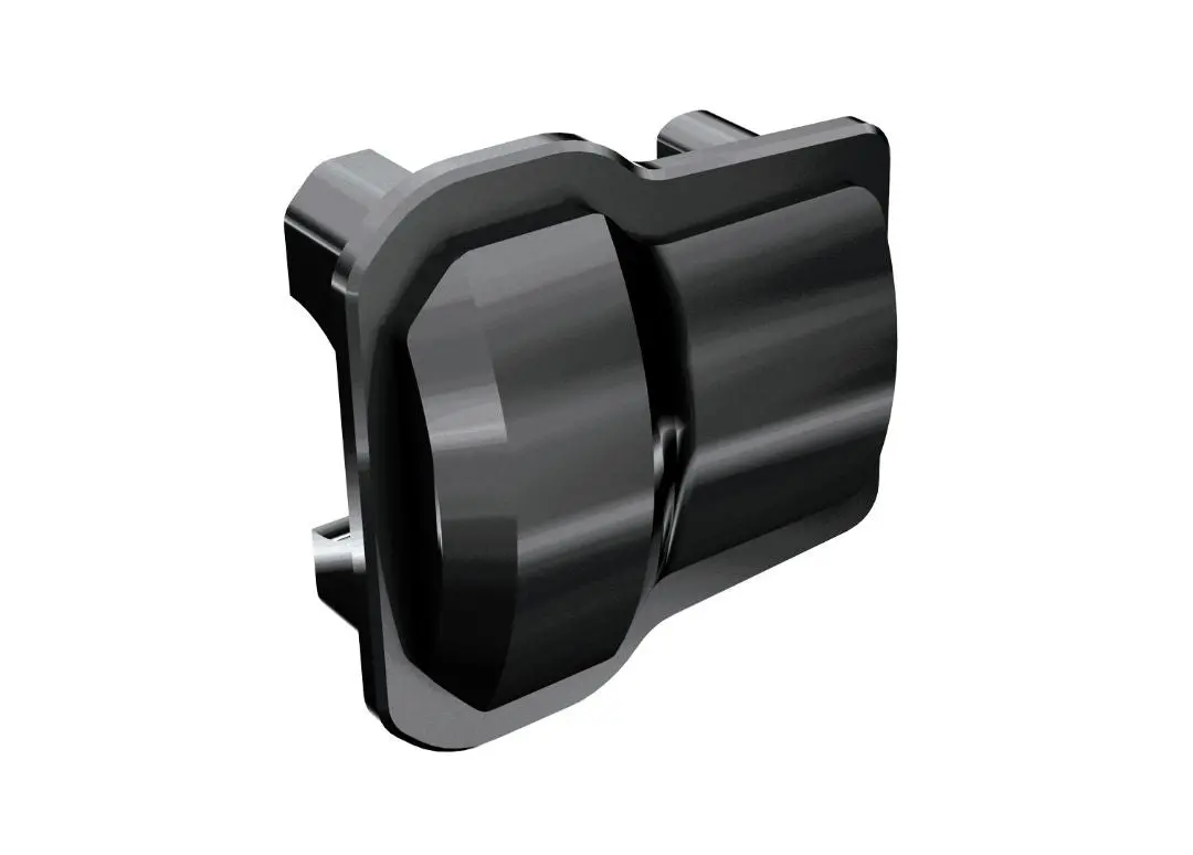 Traxxas Differential Cover, Front Or Rear (Black Chrome) (2) 1