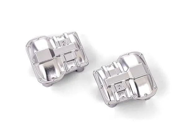 Front/Rear Axle Covers, Satin Chrome 1