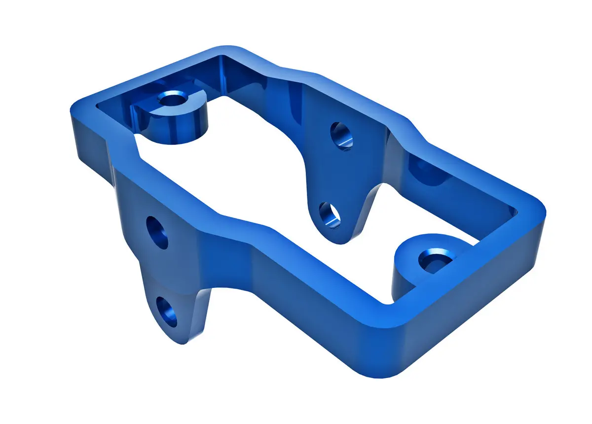 Aluminum Steering Servo Mount, Blue 1