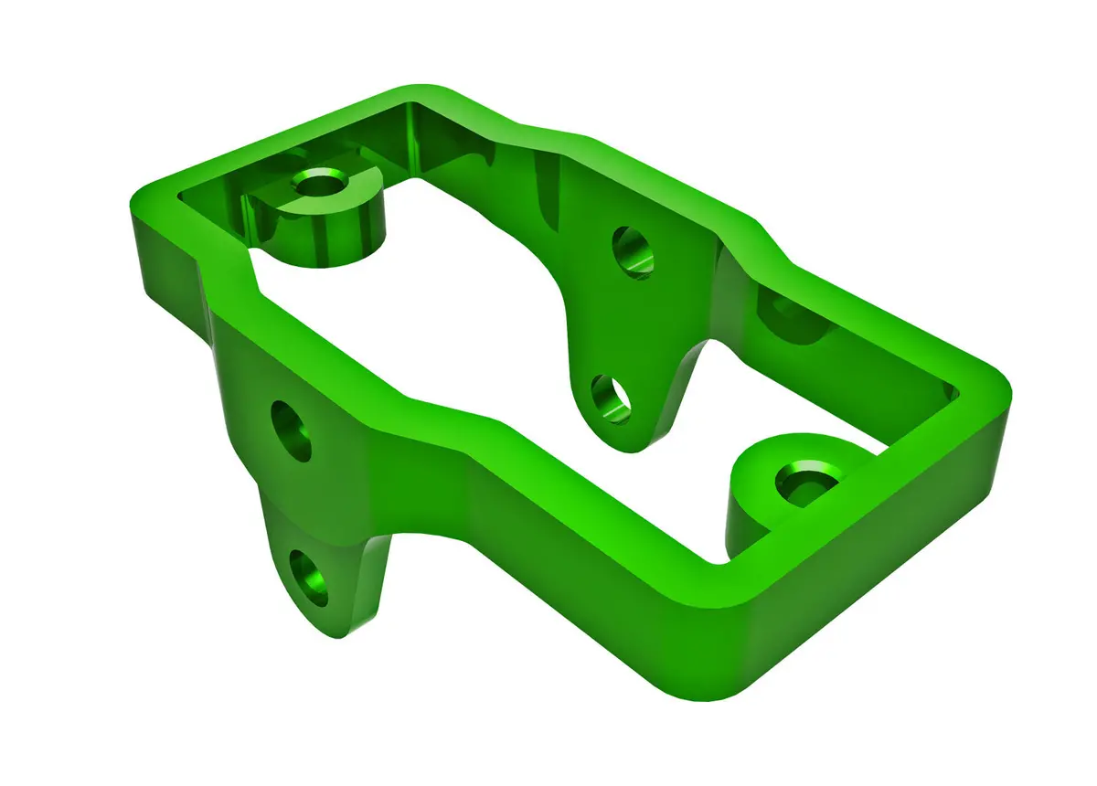 Aluminum Steering Servo Mount, Green 1