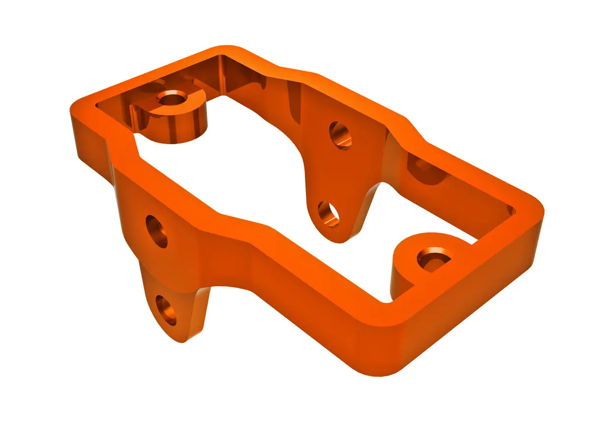 Aluminum Steering Servo Mount, Orange 1