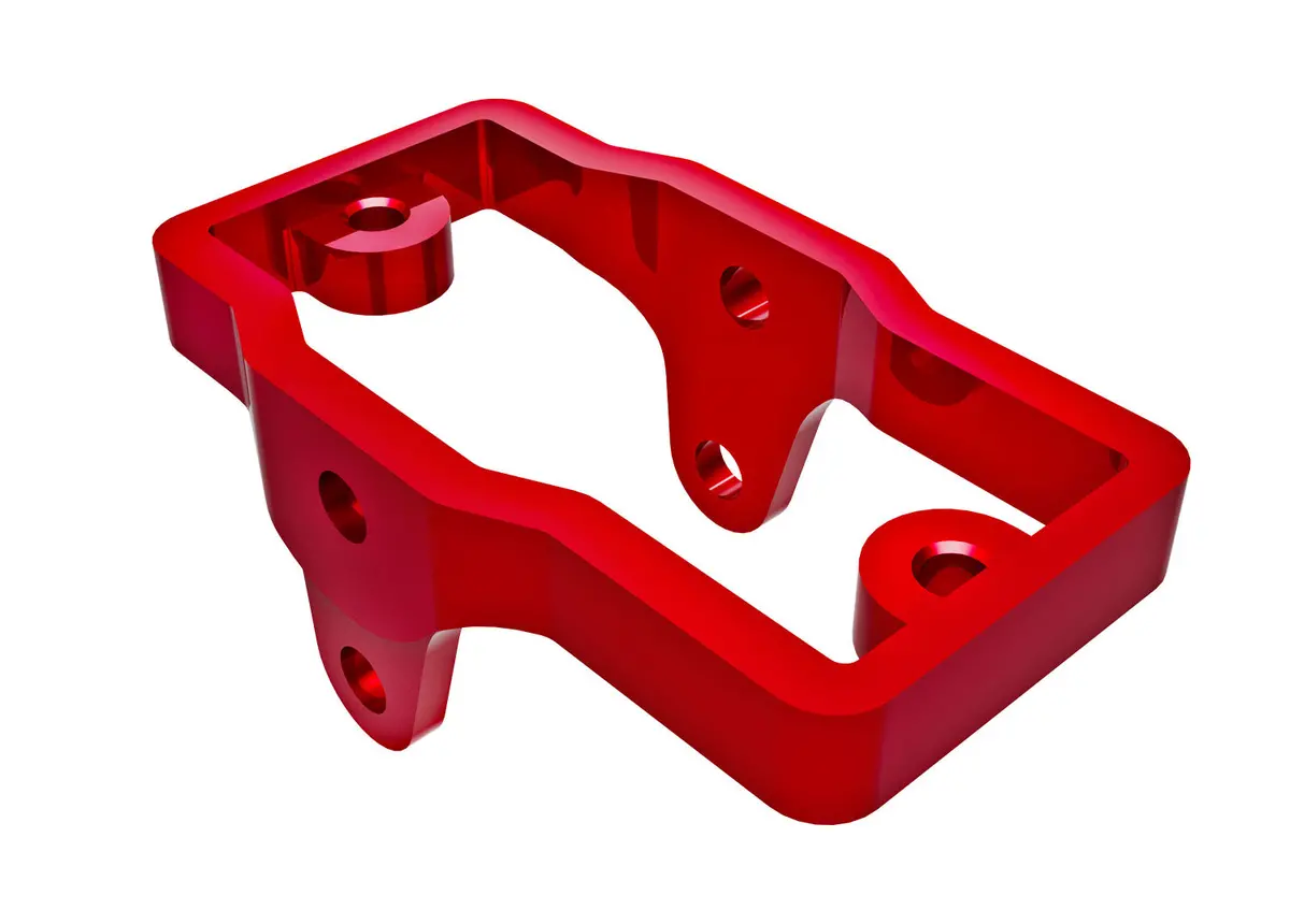 Aluminum Steering Servo Mount, Red 1