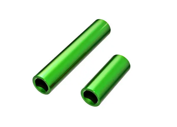 Center F&R Aluminum Female Driveshafts, Green 1