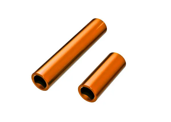 Center F&R Aluminum Female Driveshafts, Orange 1