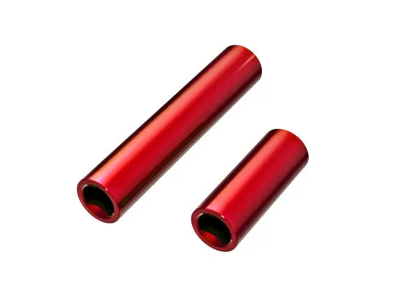 Center F&R Aluminum Female Driveshafts, Red 1