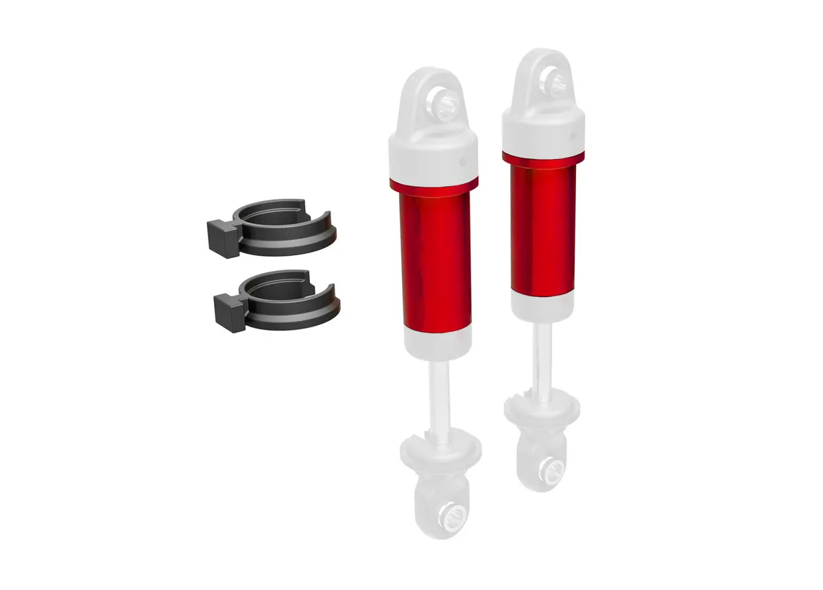 Gtm Aluminum Shock Body, Red 1