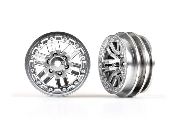 1.0" Wheels, Satin Chrome 1