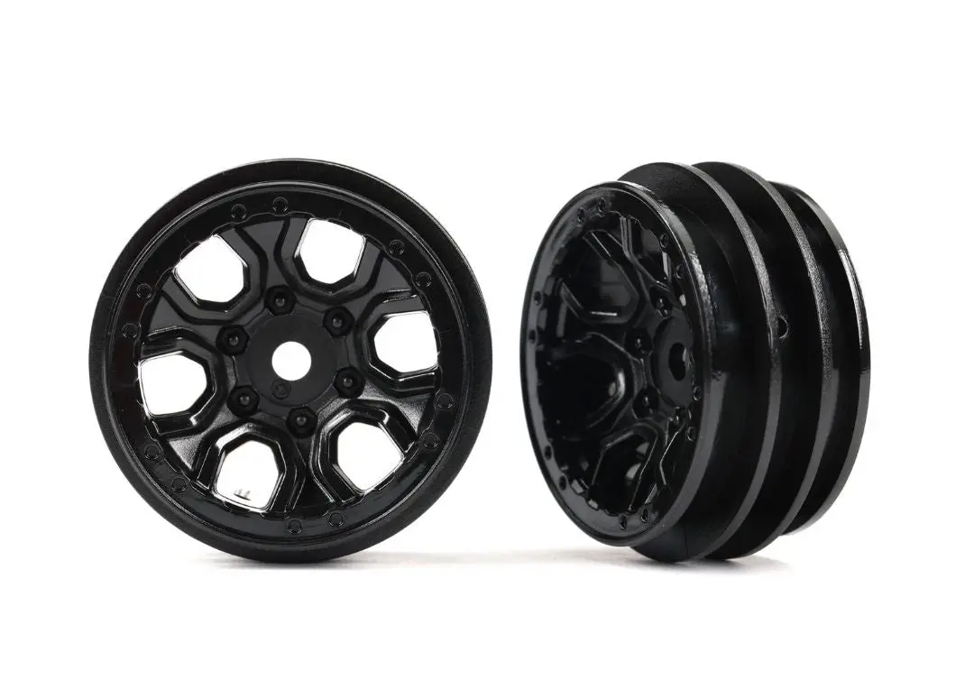 Traxxas Wheels, 1.0" (Black) (2) 1